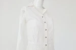 Edun Kleid mit Lochstickerei