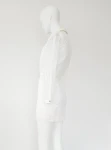 Edun Kleid mit Lochstickerei