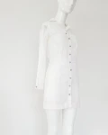 Edun Kleid mit Lochstickerei