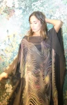 LIEU STAEHELIN  Seiden Kaftan