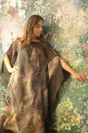 LIEU STAEHELIN  Seiden Kaftan