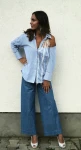 LIEU STAEHELIN  Bluse mit Pailletten