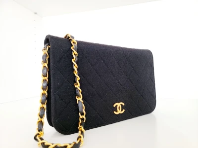 Chanel Vintage Full Flap Jersey | LOOP Marketplace