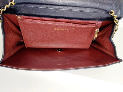 Chanel Single Flap Vintage Night Blue | LOOP Marketplace