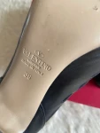 Valentino Laser Cut Back Zip Ankle Boots