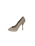 Gucci Suede Peeptoe Shoes