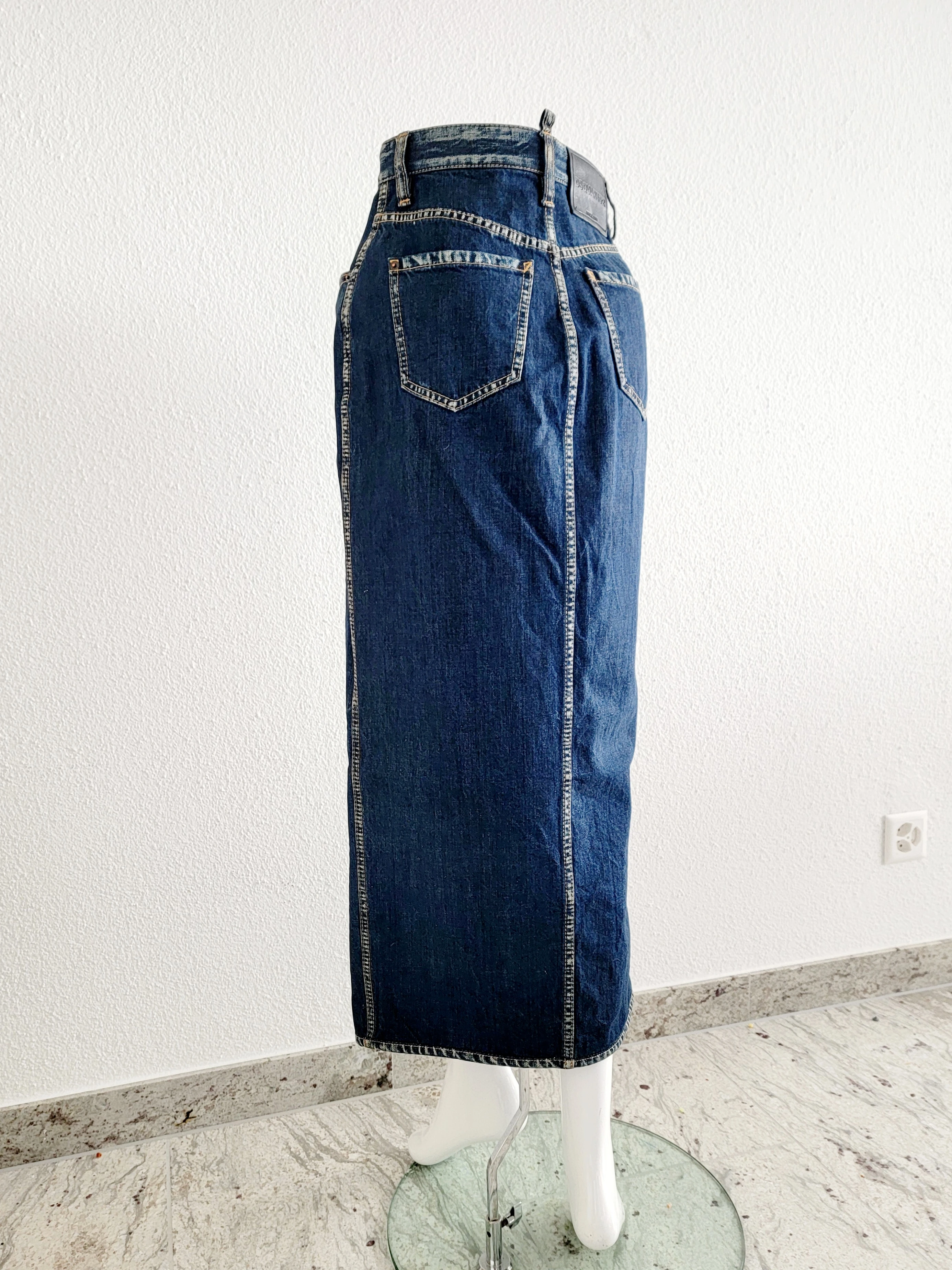 DSQUARED Maxi Jeans Rock | LOOP Marketplace