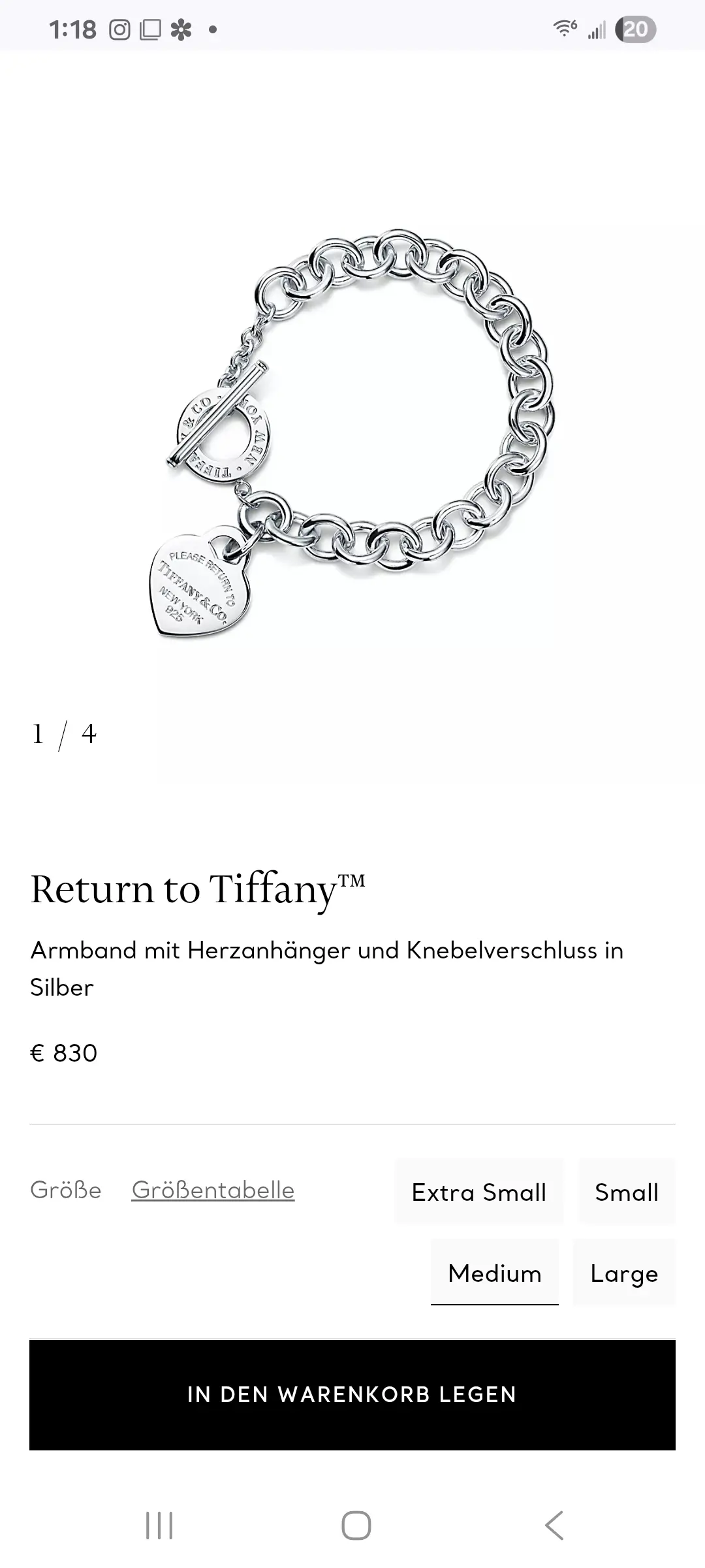 Tiffany & Co. Return To Tiffany Armband | Marché LOOP