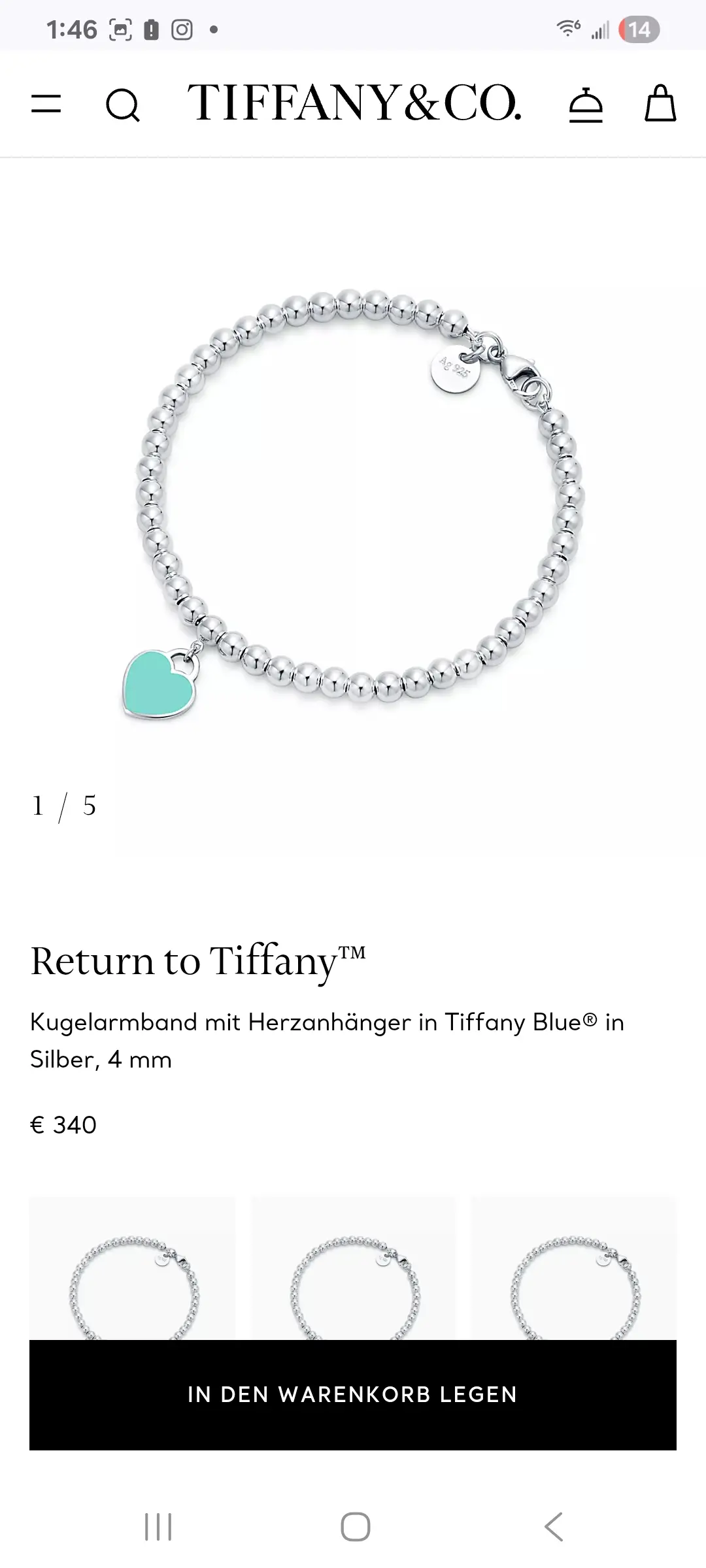 Tiffany & Co. Armband | LOOP Marketplace