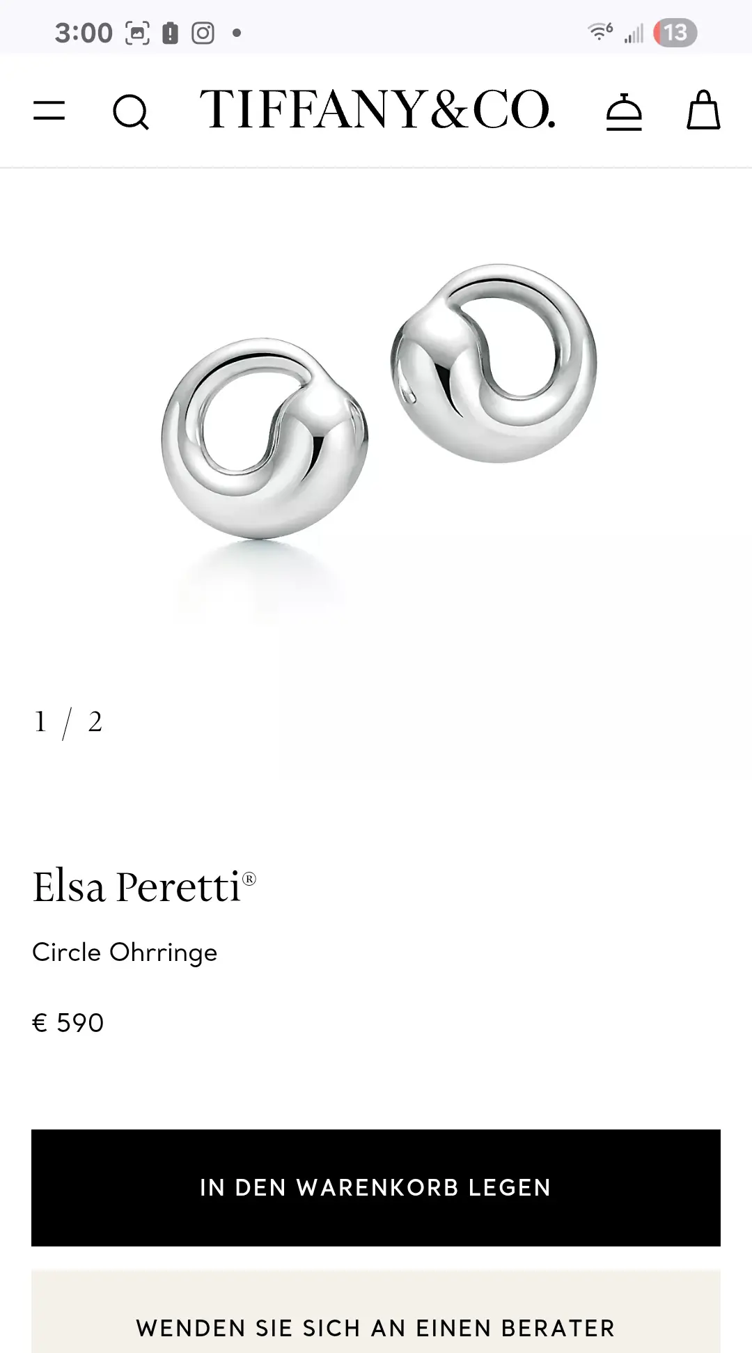 Tiffany & Co. Halskette Eternal Circle | LOOP Marketplace