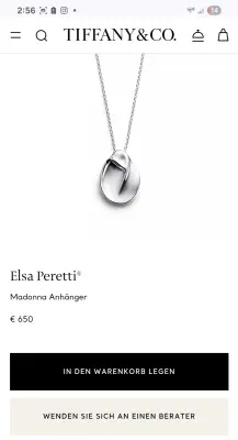 Tiffany & Co. Halskette mit Madonna | LOOP Marketplace