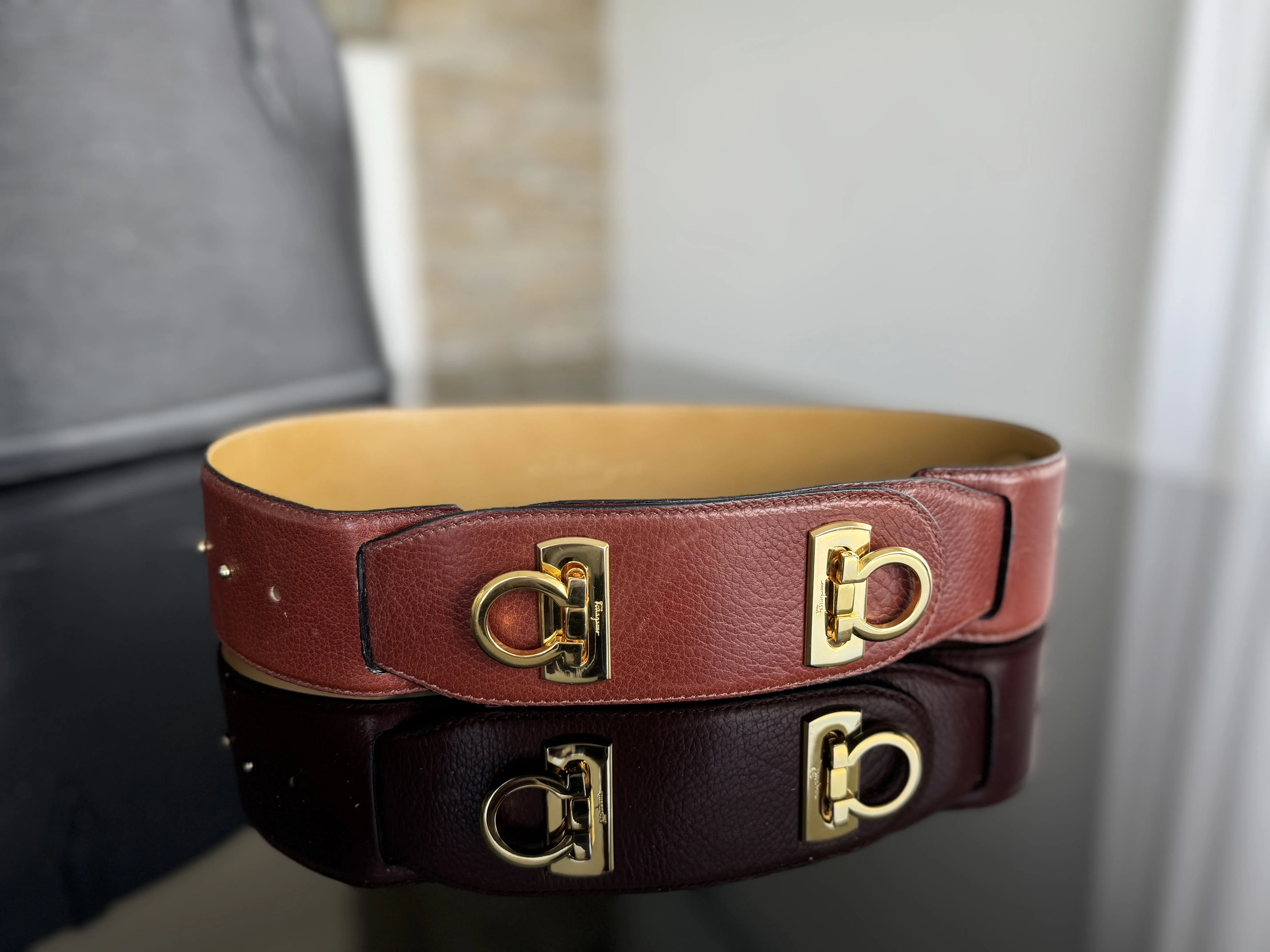 Ferragamo Taillen-Gürtel, | LOOP-Marktplatz
