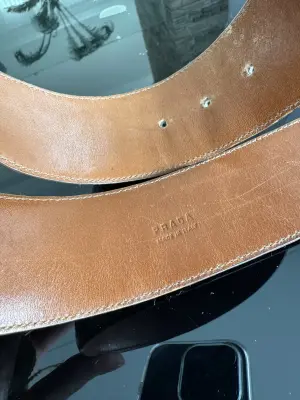 Prada Taillen-Gürtel, Alligator-Leder | LOOP Marketplace