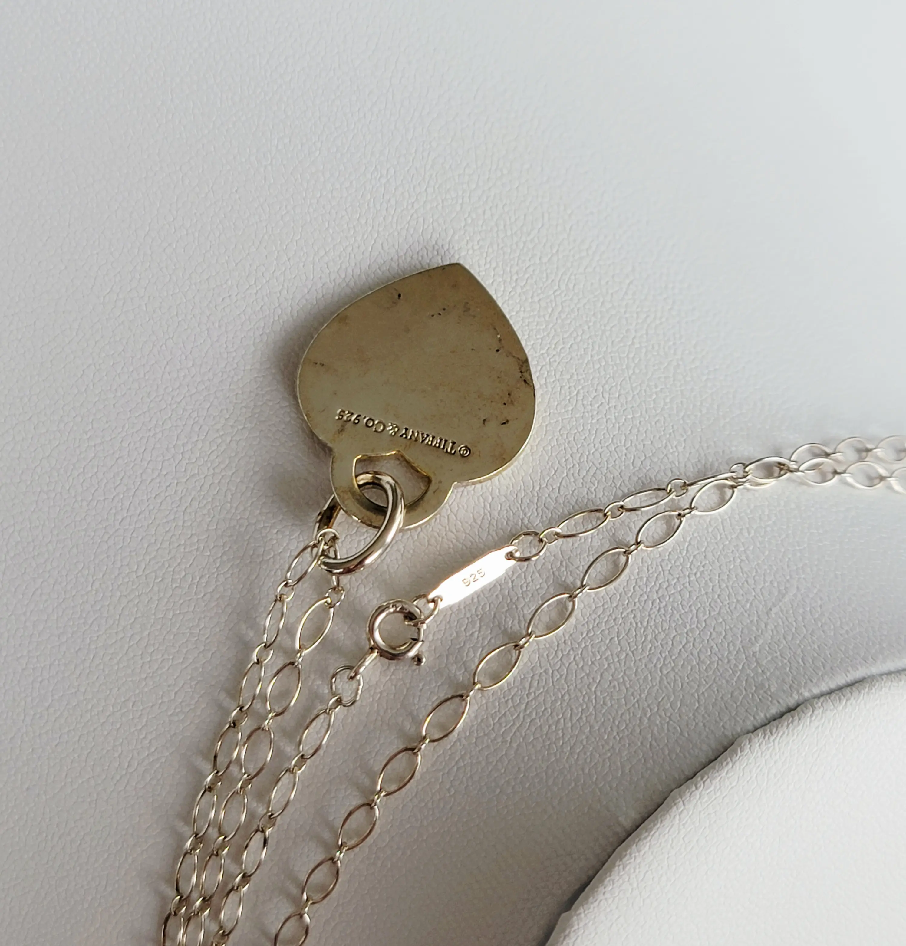 Lange Tiffany & Co. Halskette mit Herz | LOOP-Marktplatz