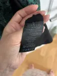 Green and black dress