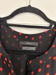 Black dotted dress