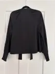 Red A shaped blouse with bow