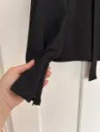 Red A shaped blouse with bow