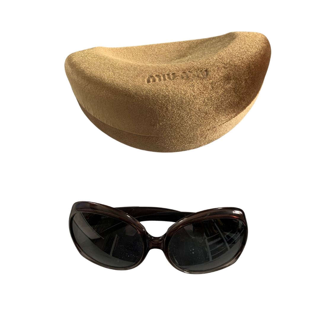 Brown Miu Miu glasses | Marché LOOP
