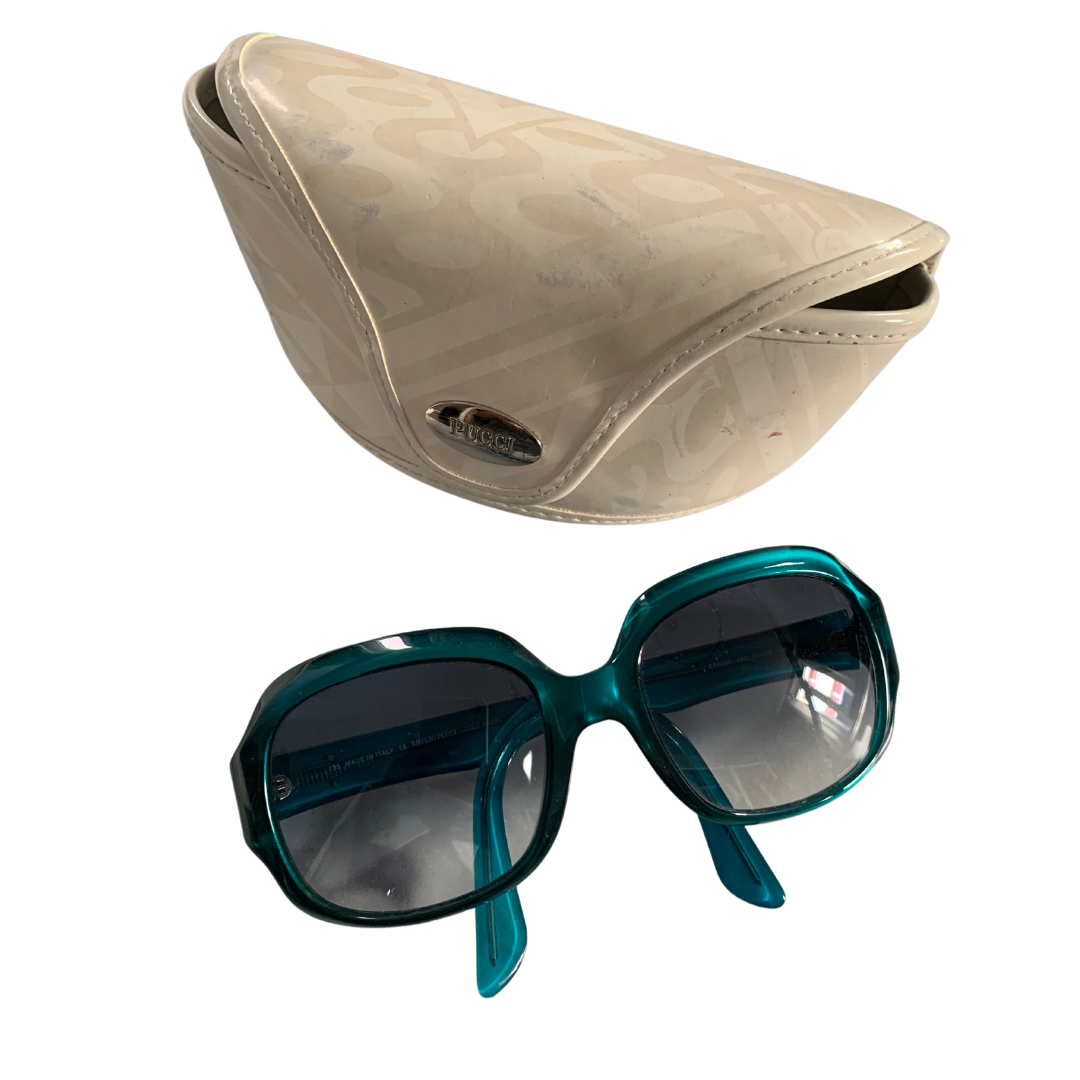 Emilio Pucci green glasses | Marché LOOP