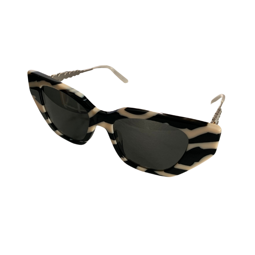 Gucci zebra print glasses