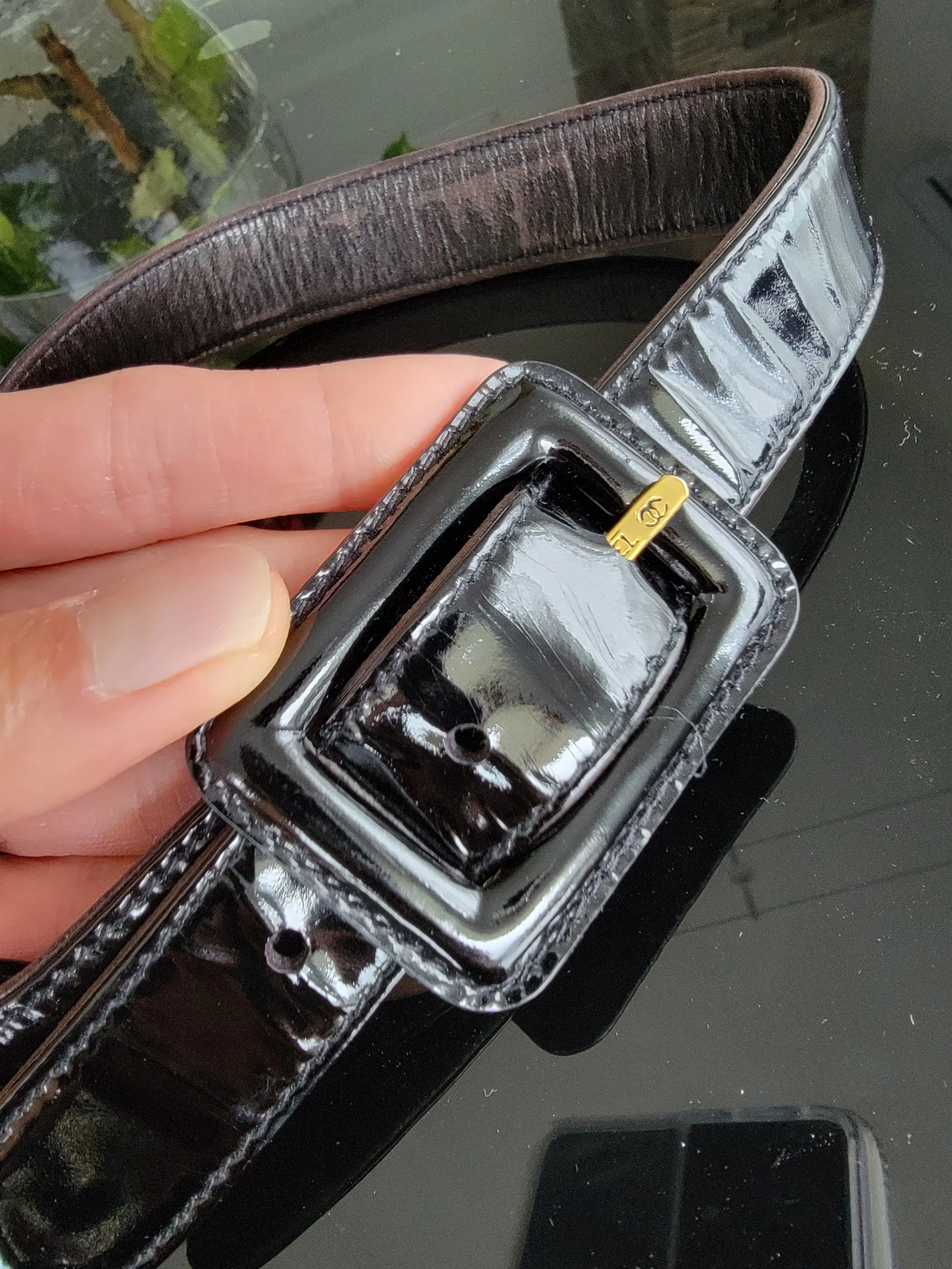 Chanel Gürteltasche Lackleder | Marché LOOP