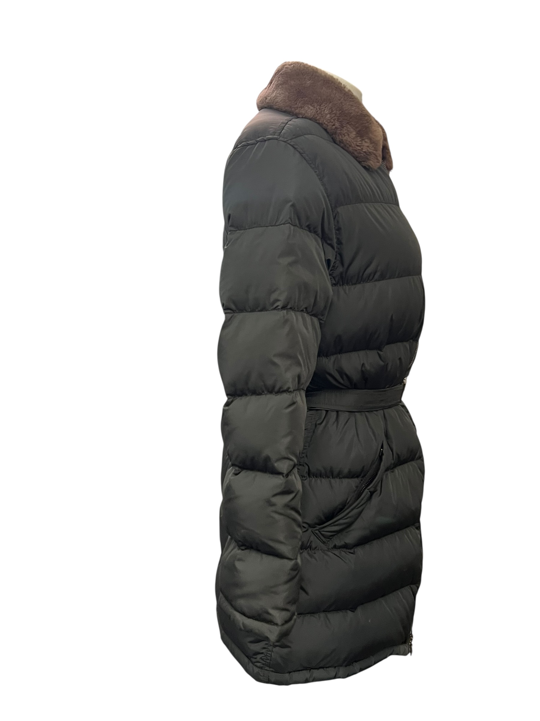 Khaki Prada down jacket | Marché LOOP