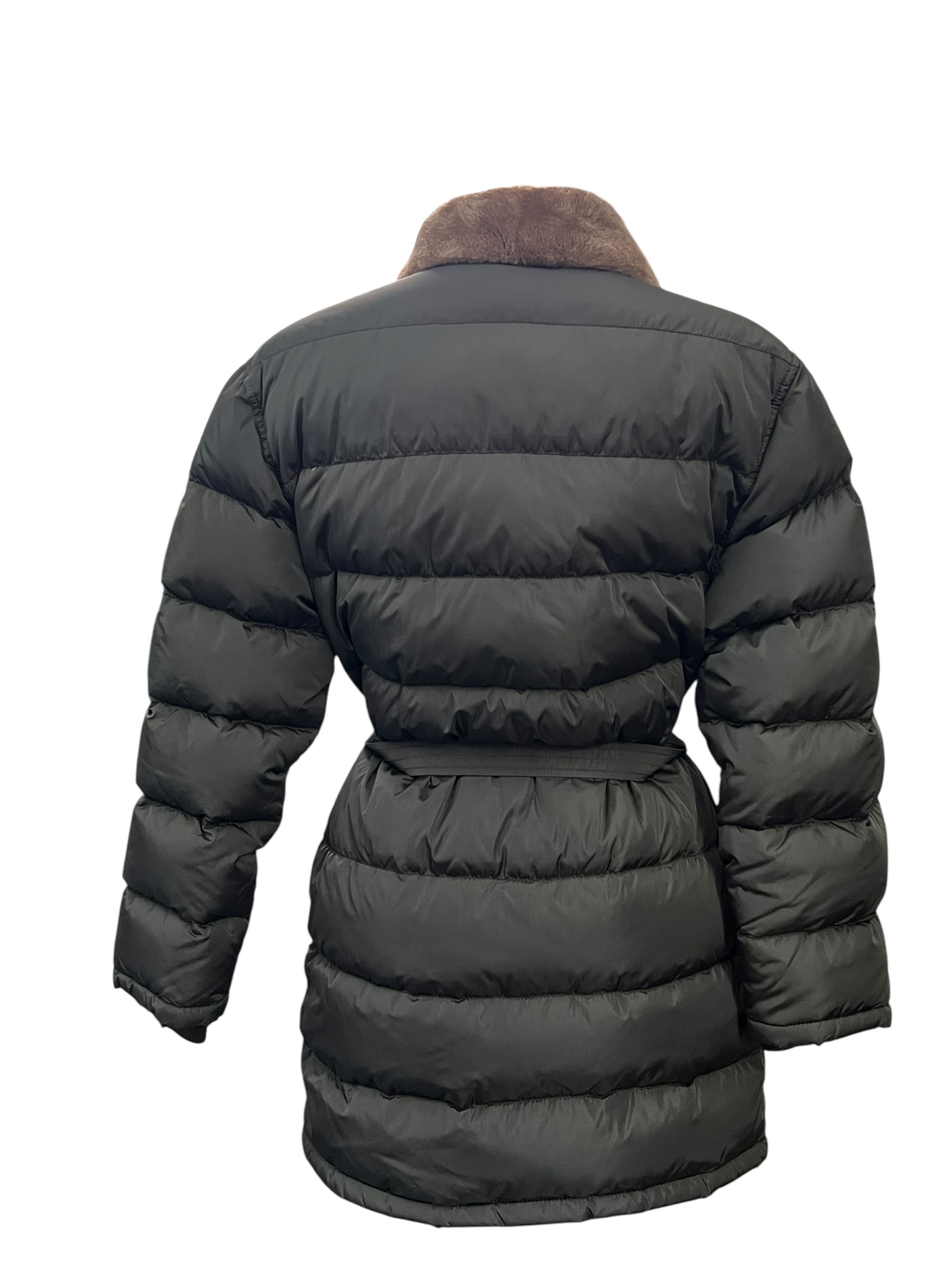 Khaki Prada down jacket | Marché LOOP