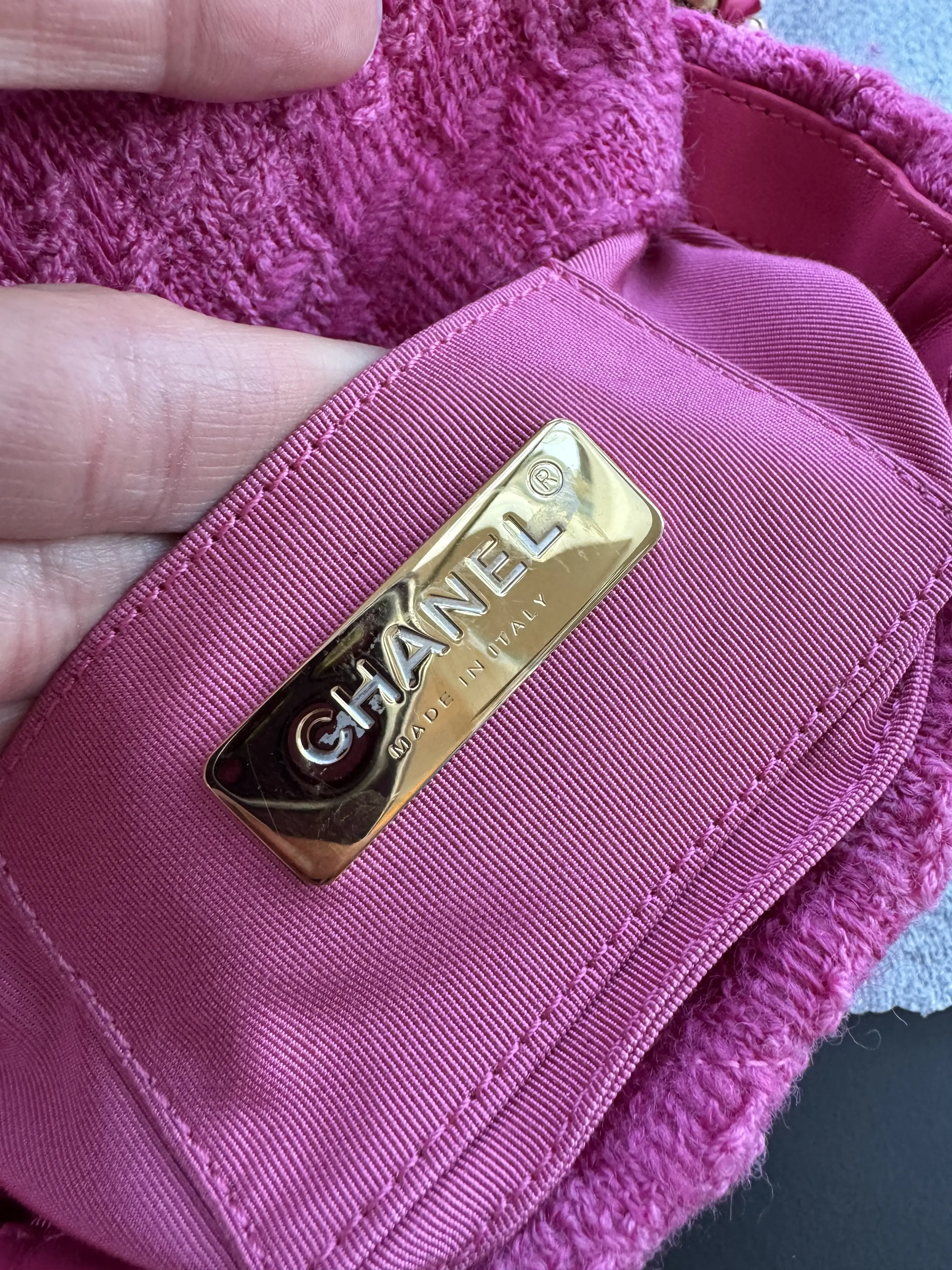 Chanel tweed Bauchtasche | Marché LOOP