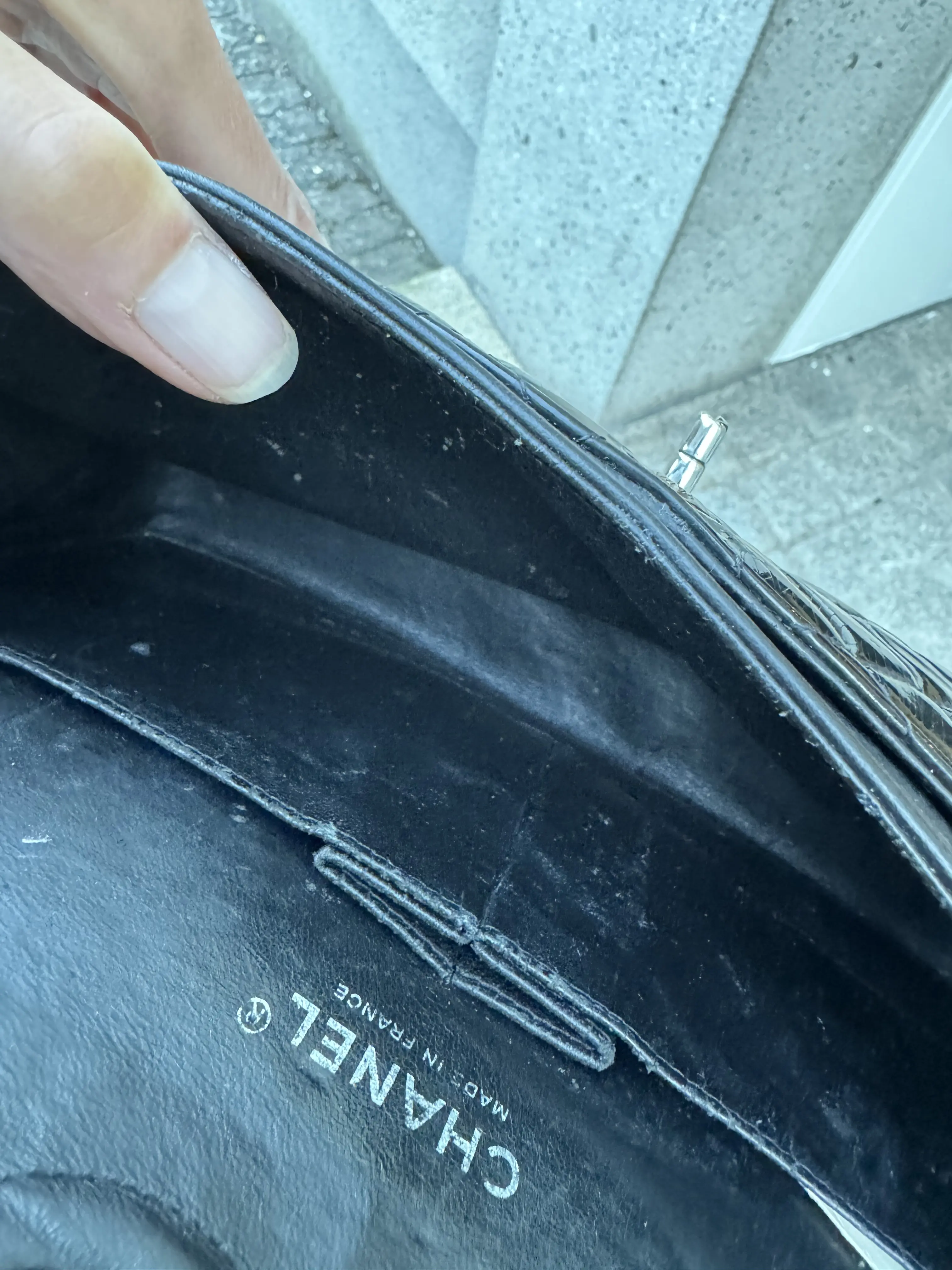 Chanel Double Flap Medium in Patentleder | Marché LOOP