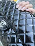 Chanel Double Flap Medium in Patentleder