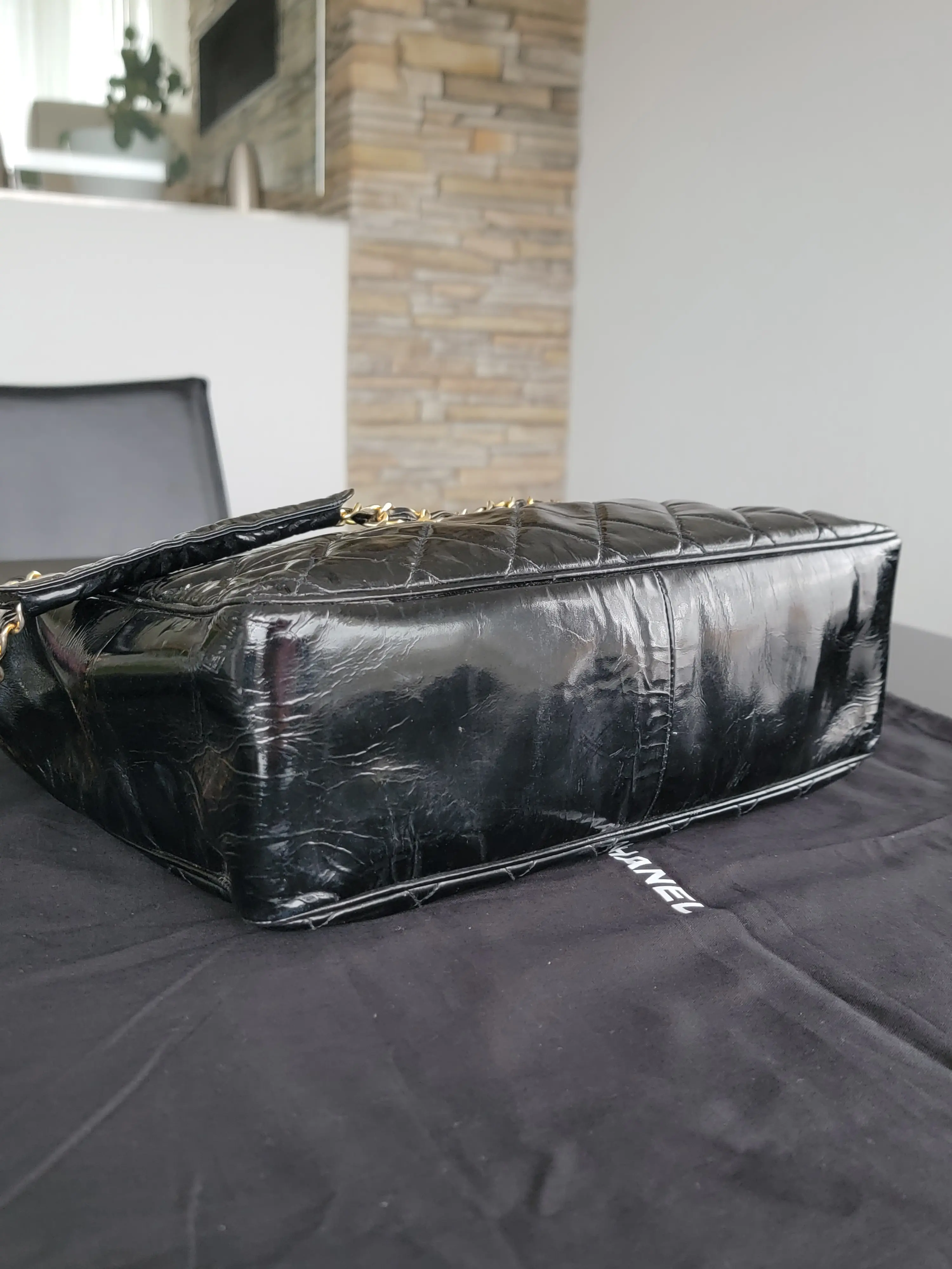 Chanel Shopper Lackleder | Marché LOOP