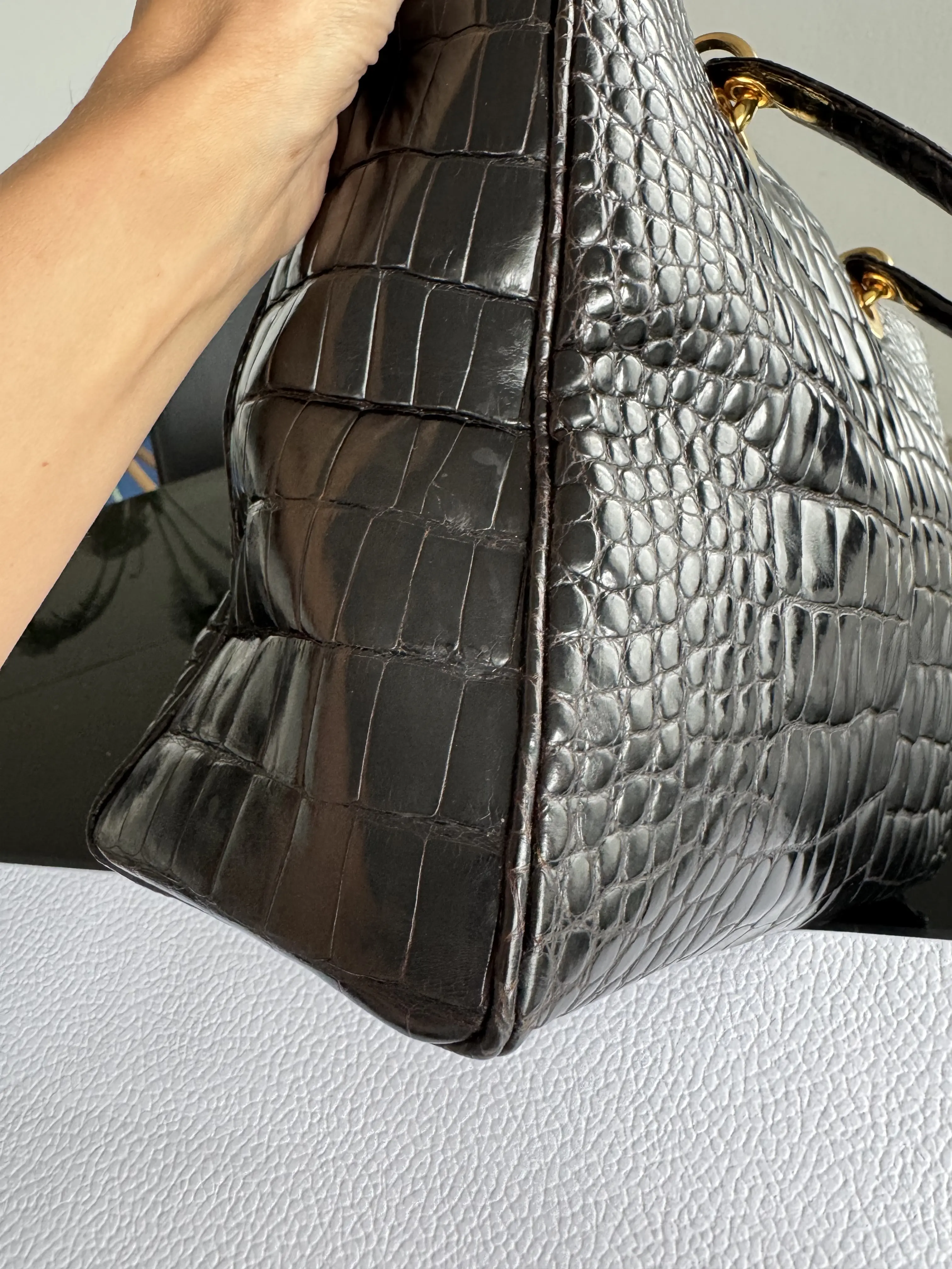 Christian Dior Large Lady Alligator | Marché LOOP