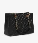 CHANEL GST Caviar Leder
