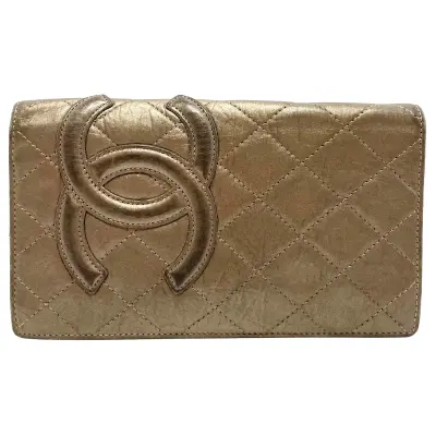 CHANEL Cambon Long wallet bronze | LOOP-Marktplatz