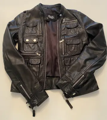 DOLCE & GABBANA Lederjacke | LOOP-Marktplatz