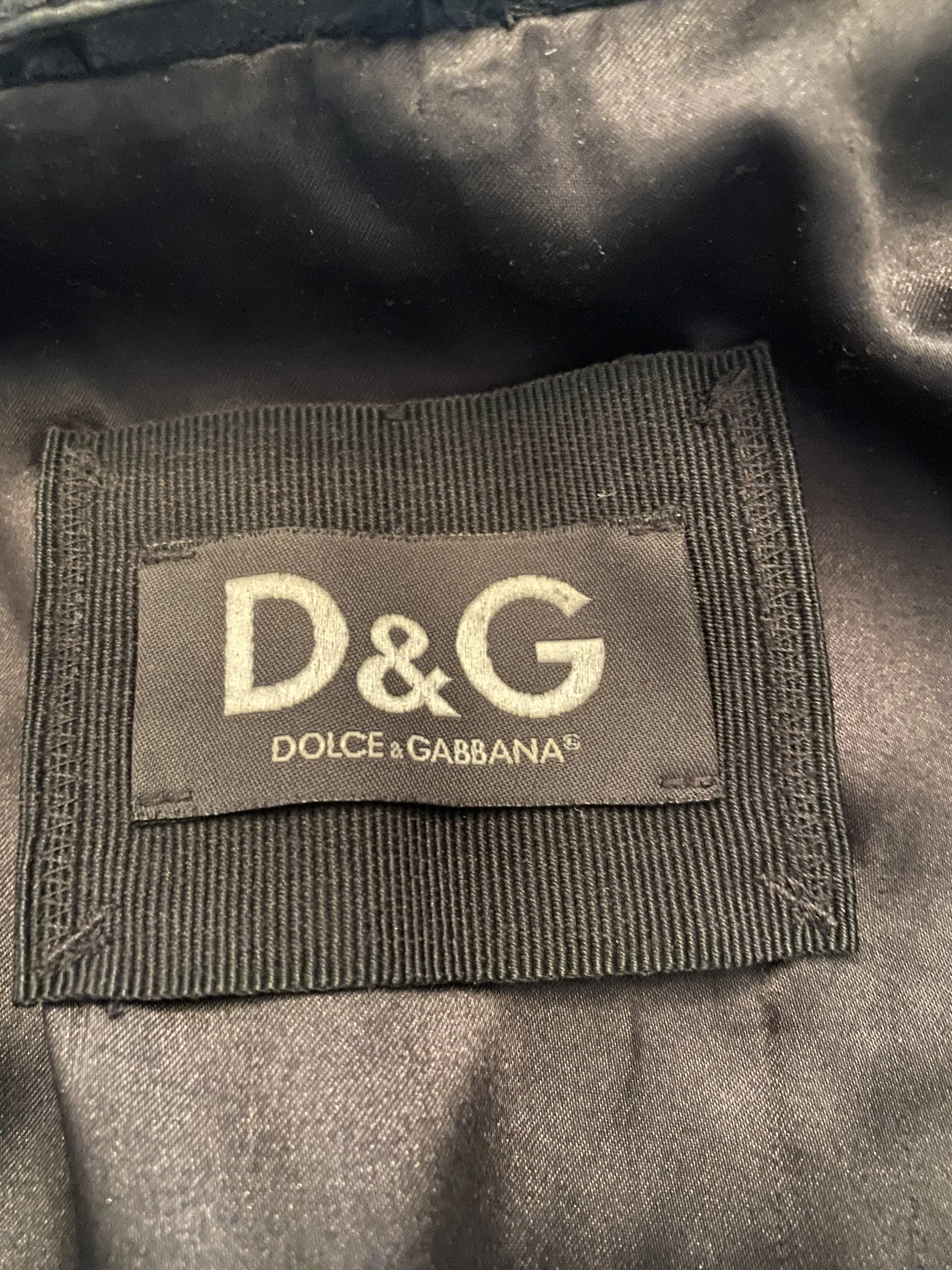 DOLCE & GABBANA Lederjacke | LOOP-Marktplatz