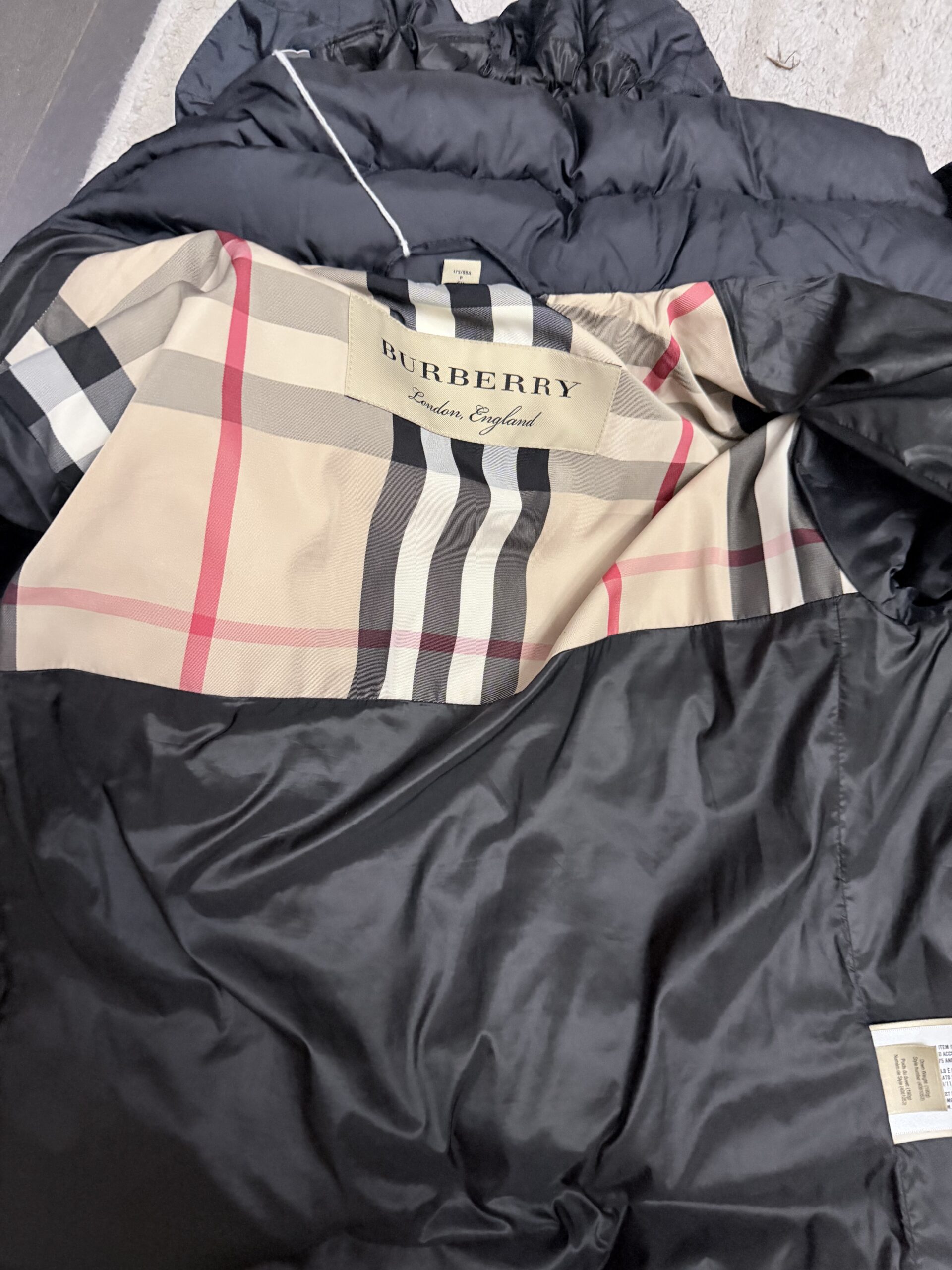 Burberry down jacket