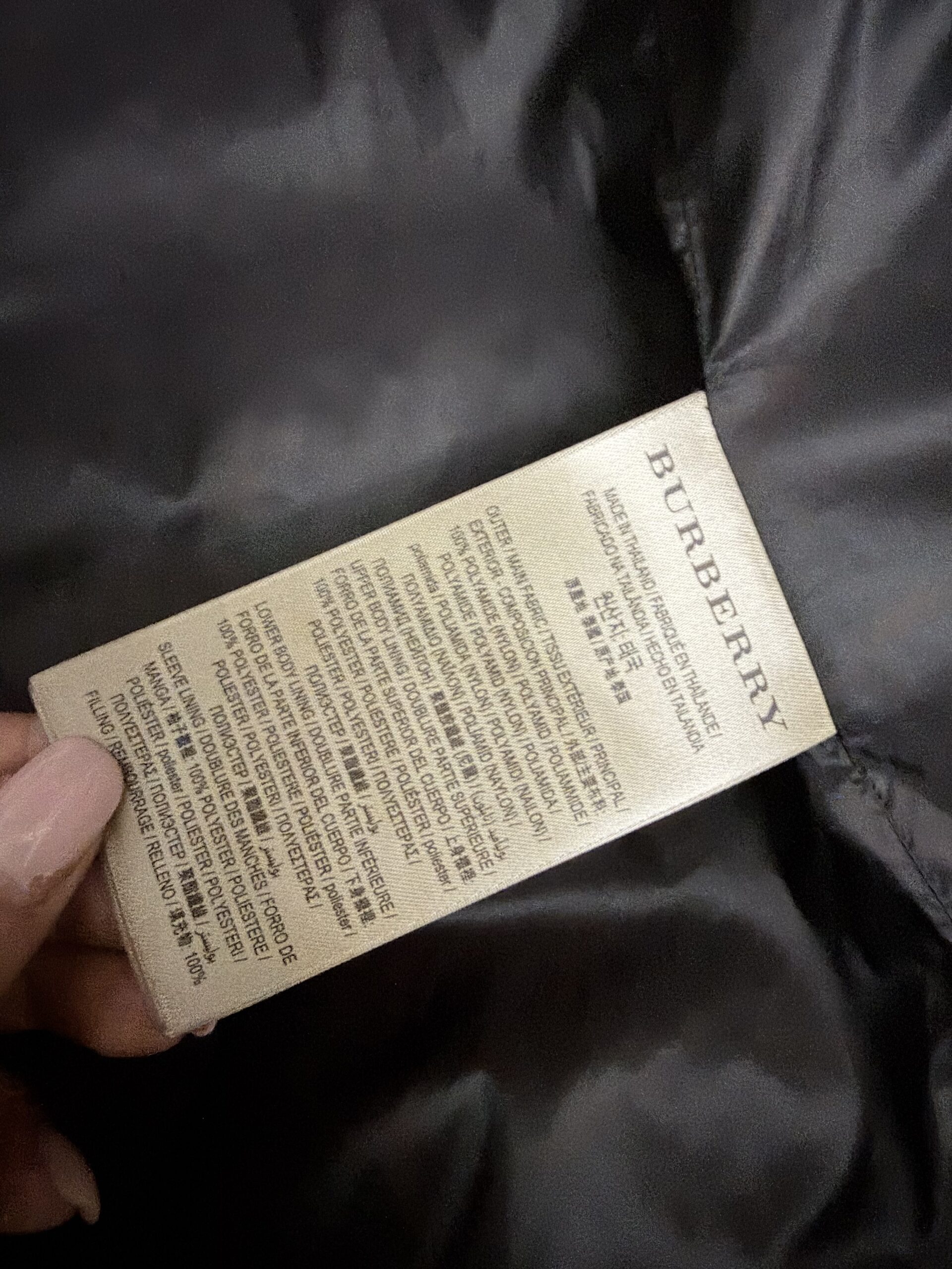 Burberry down jacket | Marché LOOP