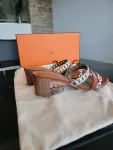 HERMES chain d'ancre Sandalen
