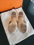 HERMES chain d'ancre Sandalen