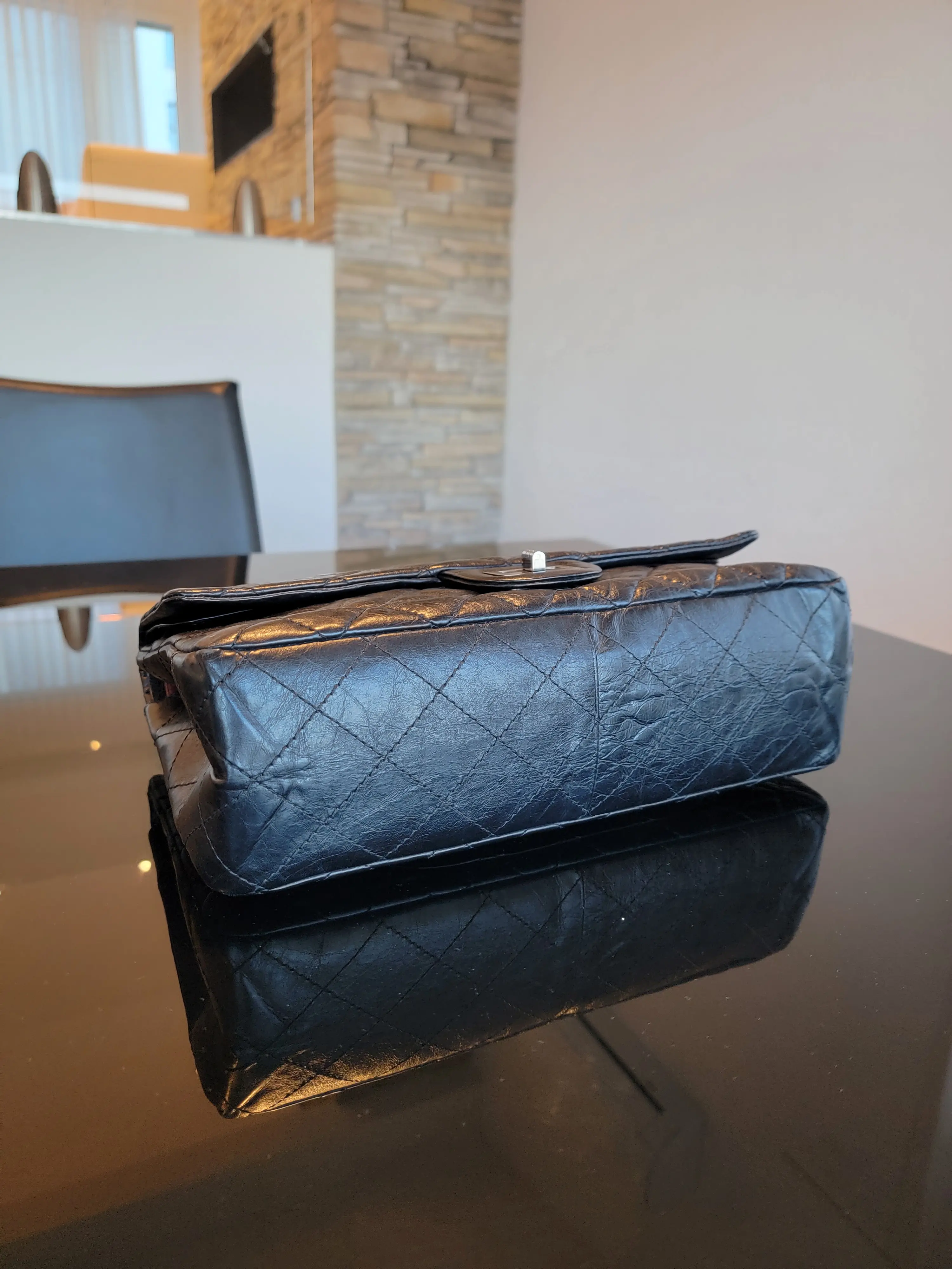 CHANEL Large Reissue 2.55 schwarz | LOOP-Marktplatz