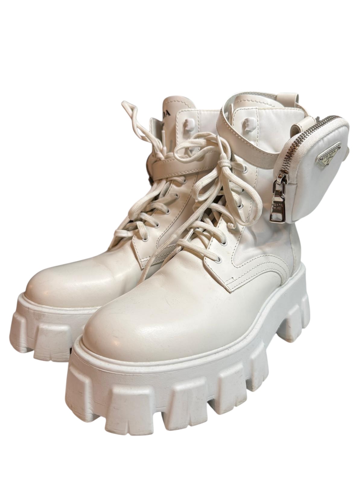 Prada Monolith ankle boots