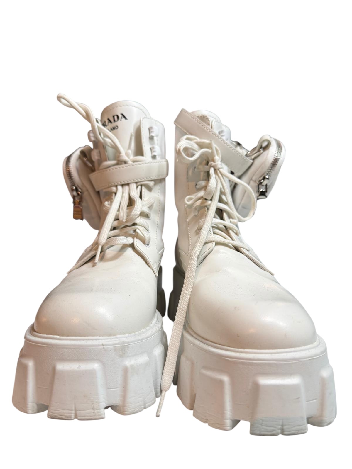 Prada Monolith ankle boots