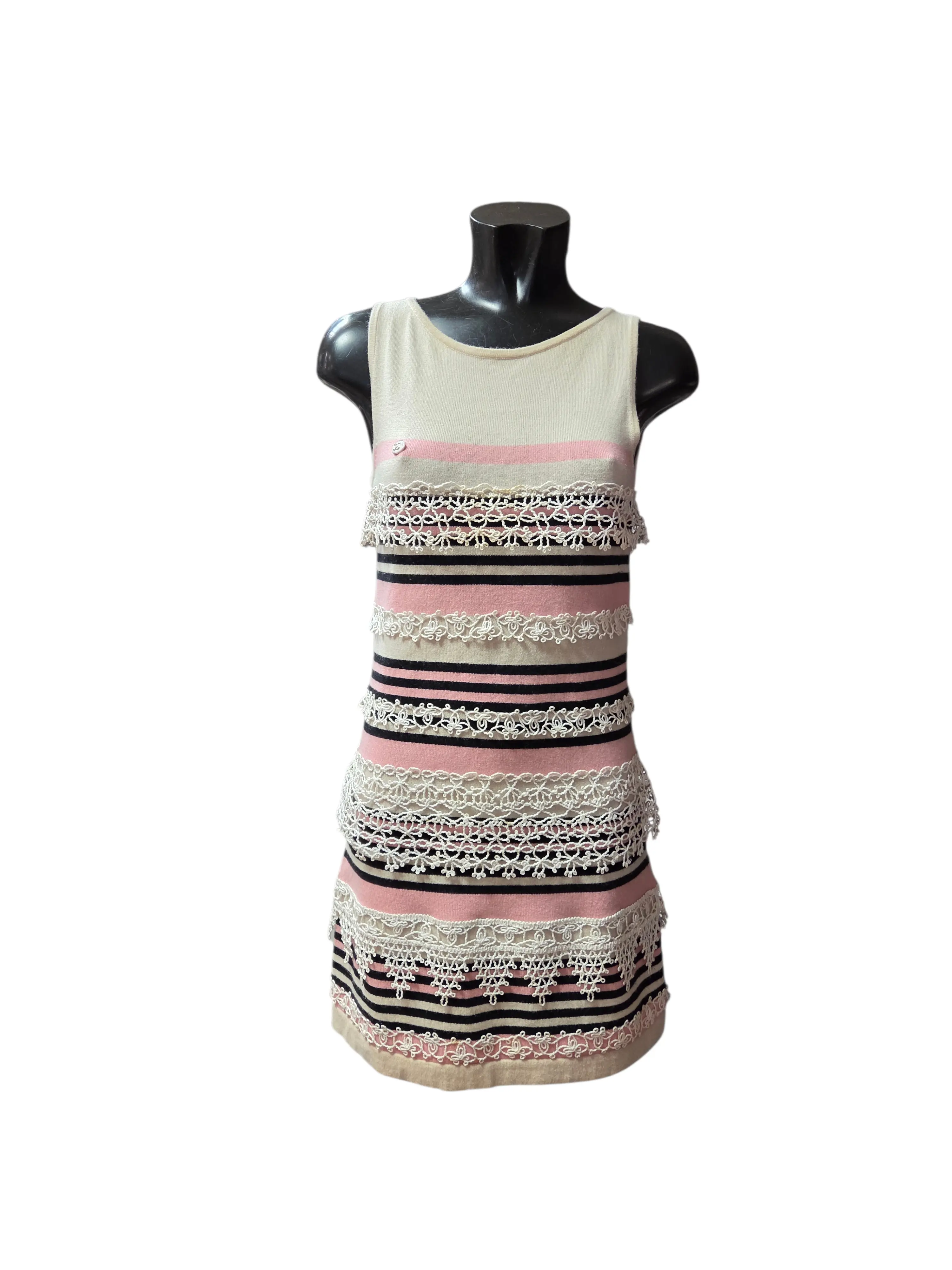CHANEL Cashmere Mini Dress | Marché LOOP