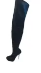 GUCCI Overknee Stiefel – Leder – Schwarz