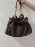 CHRISTIAN DIOR Schultertasche – Leder