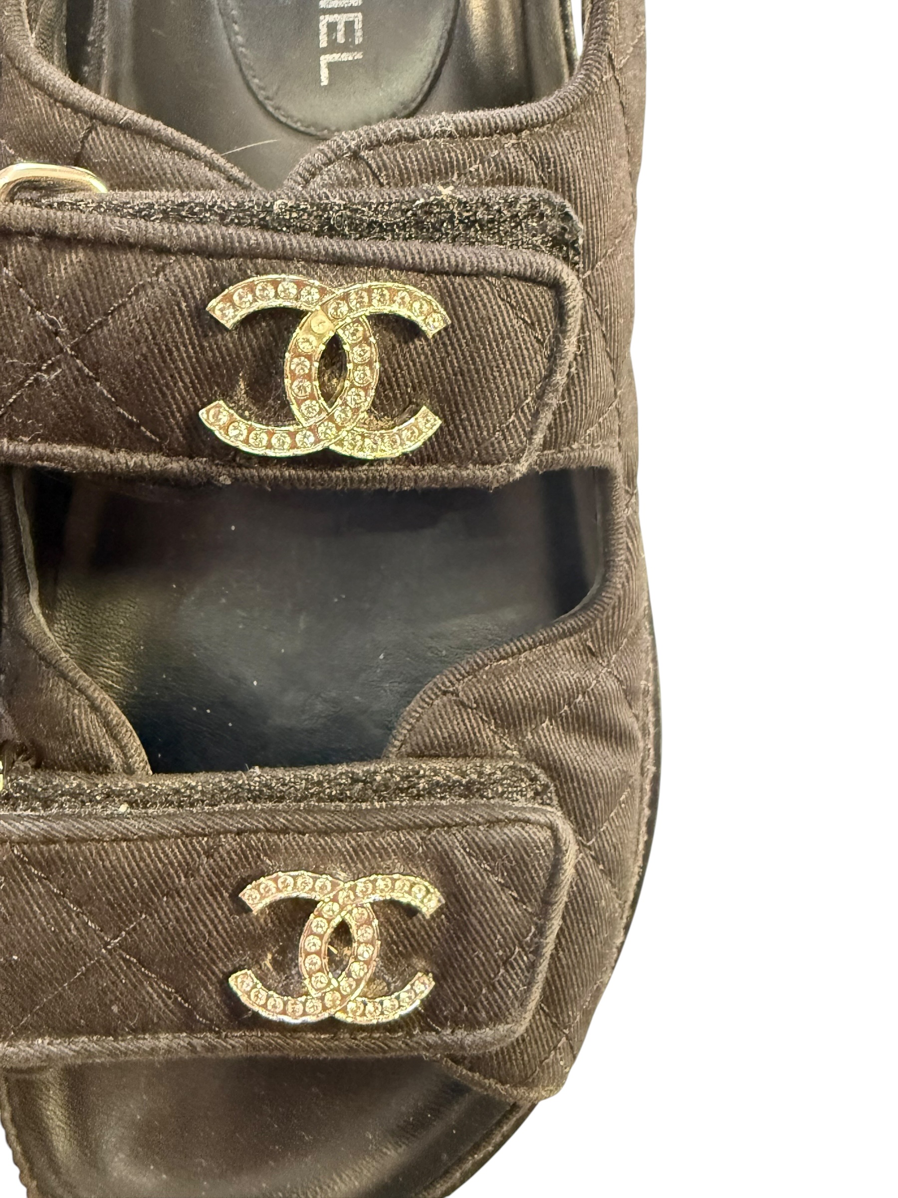 Chanel Dad-Sandalen
